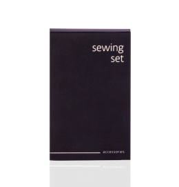 SEWING SET IN BLACK PAPER BOX