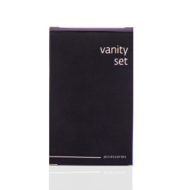 VANITY SET IN A PAPER BOX BLACK