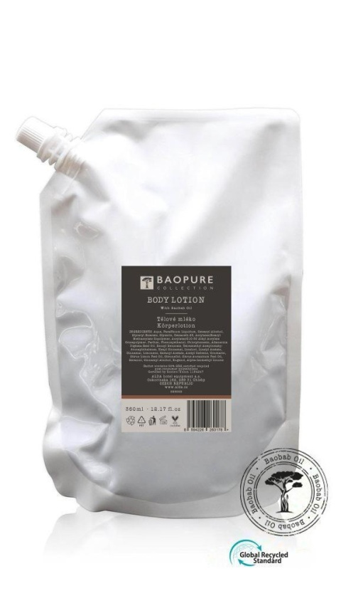 MLECZKO DO CIAŁA PUMP SYSTEM 360ML BAOPURE COLLECTION - SASZETKA UZUPEŁNIAJĄCA