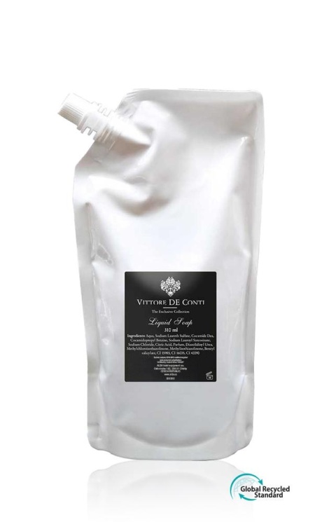 MYDŁO W PŁYNIE PUMP SYSTEM 310ML VITTORE DE CONTI - SASZETKA UZUPEŁNIAJĄCA