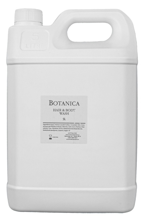 HAIR AND BODY SHAMPOO BOTANICA - PUMP SYSTEM- 5L CANISTER