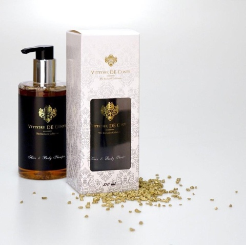 SZAMPON DO WŁOSÓW I CIAŁA PUMP SYSTEM 310ML VITTORE DE CONTI - PUDEŁKO PREZENTOWE