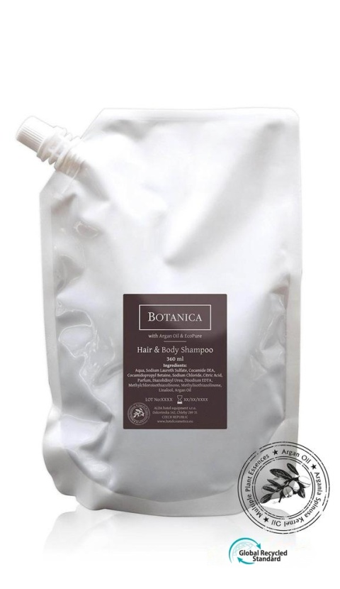 HAIR AND BODY SHAMPOO PUMP SYSTEM 360 ML BOTANICA - REFILL SACHET