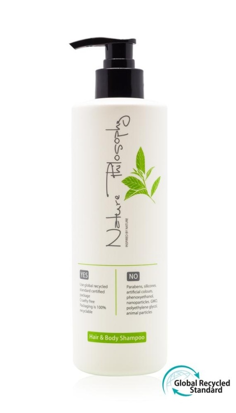SZAMPON DO WŁOSÓW I CIAŁA PUMP SYSTEM 450 ML NATURE PHILOSOPHY
