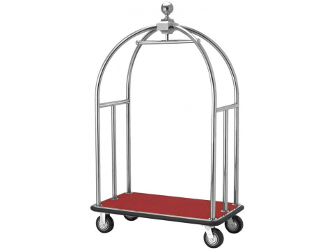 HOTEL TROLLEY LC102 WITH CHROME CONSTRUCTION