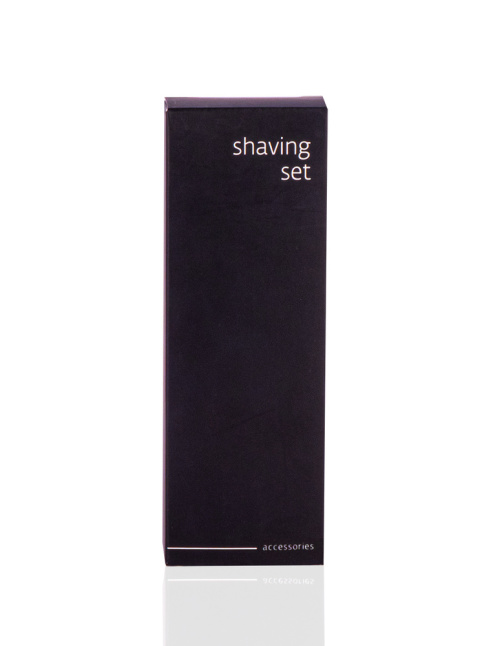 SHAVING KIT IN PAPER BOX BLACK