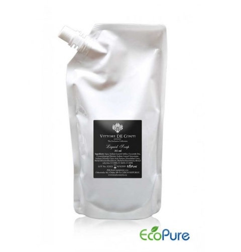 LIQUID SOAP PUMP SYSTEM 310ML VITTORE DE CONTI - REFILL SACHET - DW. 15.07.2025r.